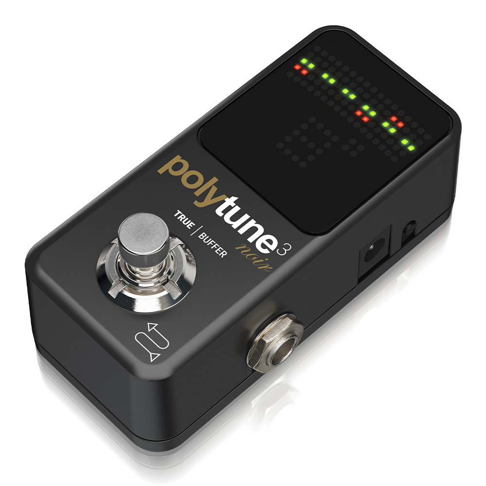 ギター poly tune 3 noir TC Electronic POLYTUNE 3 NOIR Tiny Polyphonic Tuner Fiyatı